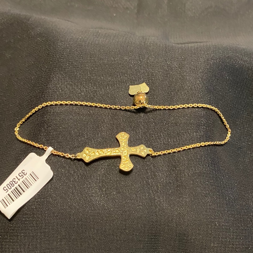 Cross Bolo Bracelet
